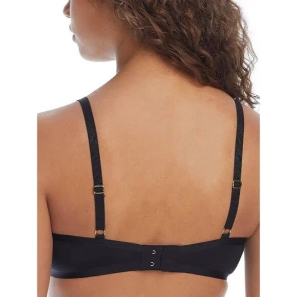 Barely Nude Womens Black Wire Foam Cup Wide Strap Bra 38 DDD...(B1) - Picture 3 of 3